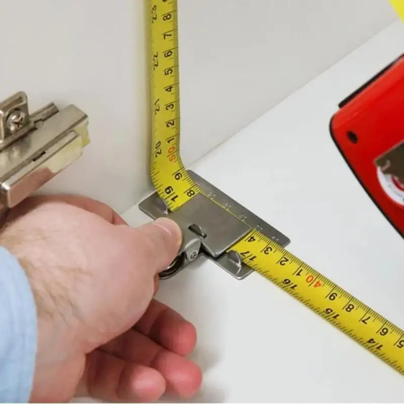 Metal Measuring Tape Clip Holder Precise And Clear Measuring Tool Woodworking Positioning Accessories Wood Measure Locate Tools