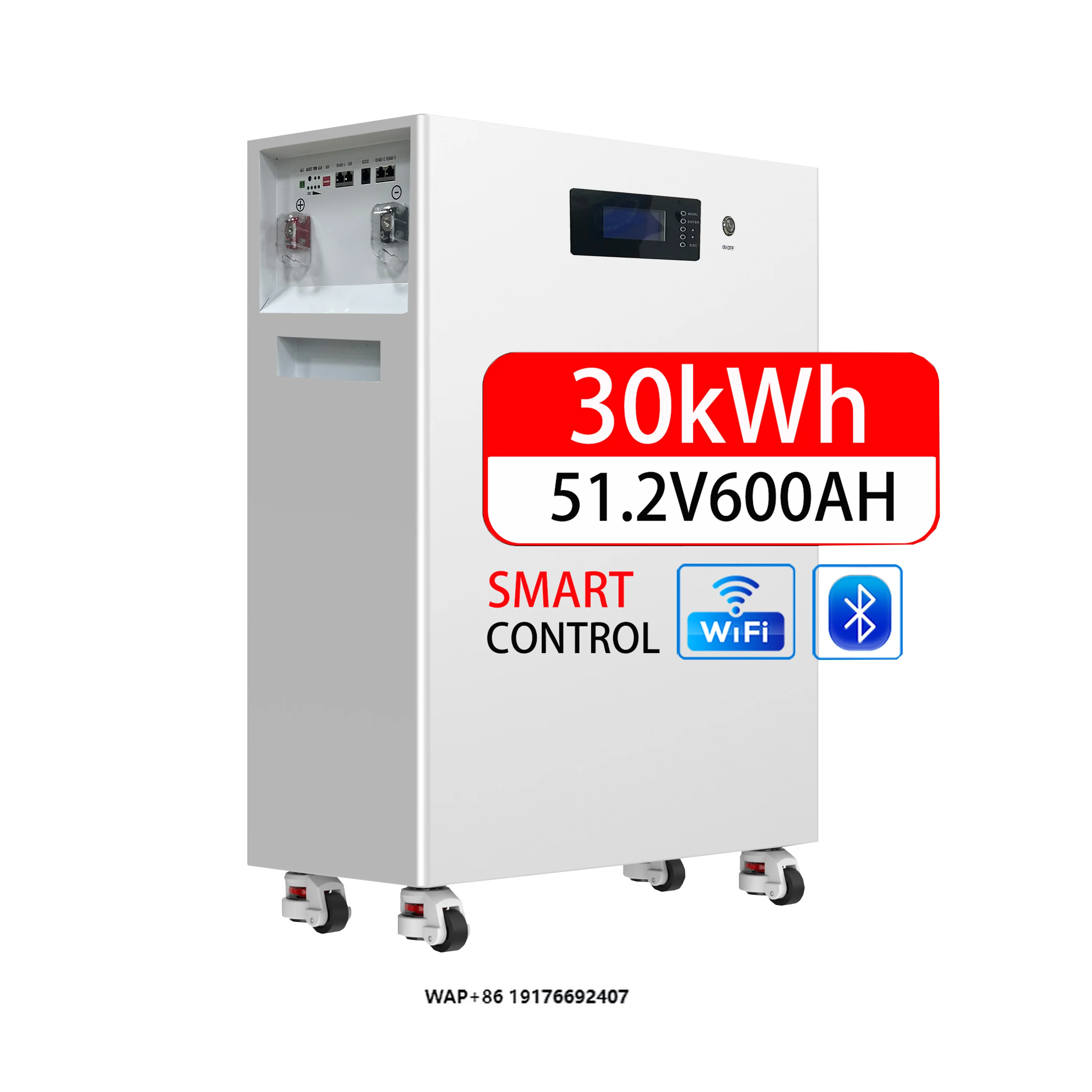 

CAN Communication Compatible 10kWh 20kWh 30kWh Lithium Ion Home Energy Storage System Battery