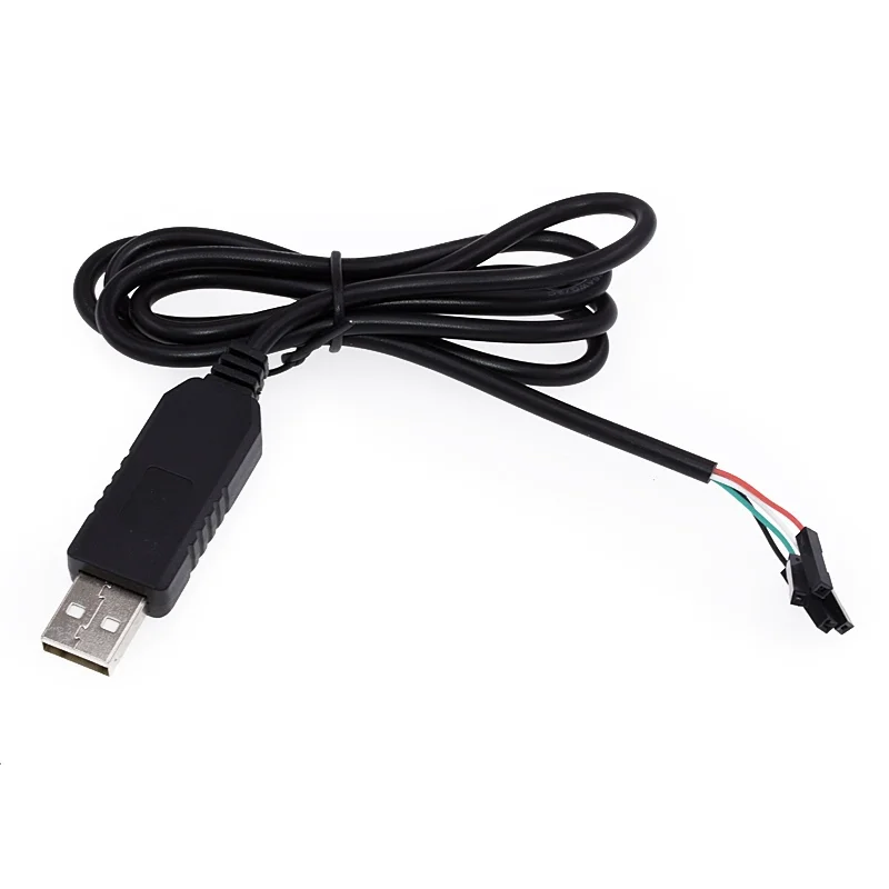 Cable de descarga de serie CH340G CH340 USB a TTL, adaptador de Cable de conversión Compatible con Win 7/8/10 para Arduino Raspberry Pi, 1M
