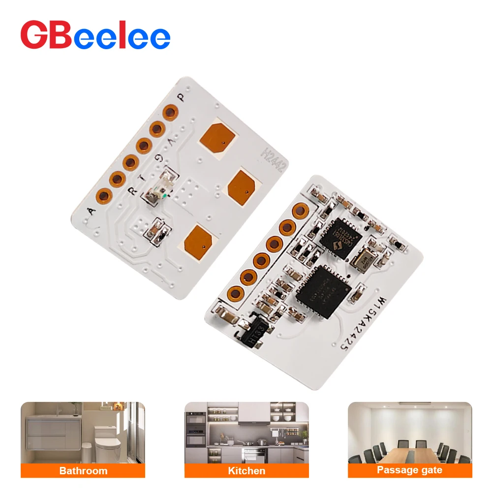 Module de capteur Radar de détection de Micro-mouvement, 30 pièces, 24GHz, haute performance, longue portée, haute sensibilité pour l'identification des tartes multiples