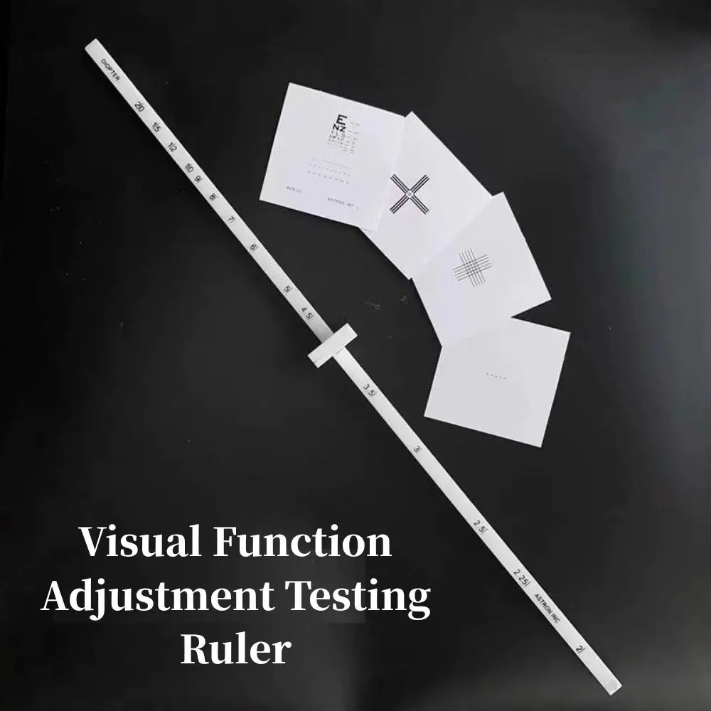 Visual Function Adjustment Testing Ruler Acrylic Measuring Instrument Ophthalmic Visual Adjustment Range Collection Inspection