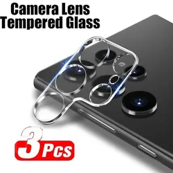 3PCS 9H Camera Lens Protector For Samsung Galaxy S24 S23 S22 S21 Ultra Lens Cover Tempered Glass for Samsung S23 S24Ultra