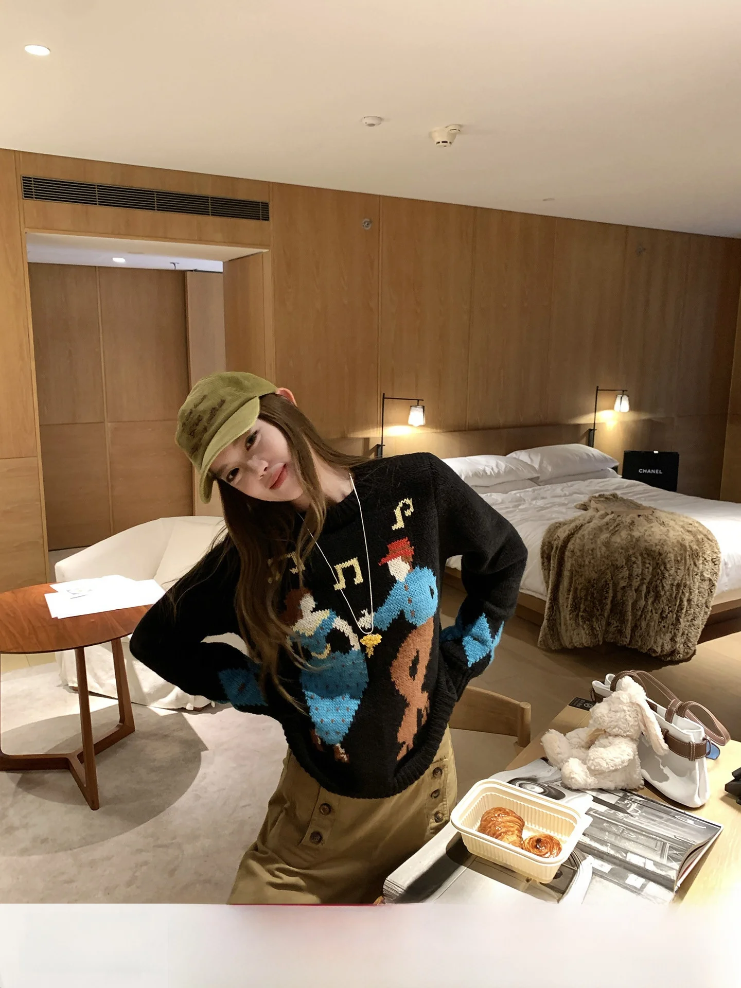 

Женский шерстяной свитер Anneop с круглым вырезом и длинными рукавами, корейский стиль, облегающий, осенне-зимний, повседневный, модный