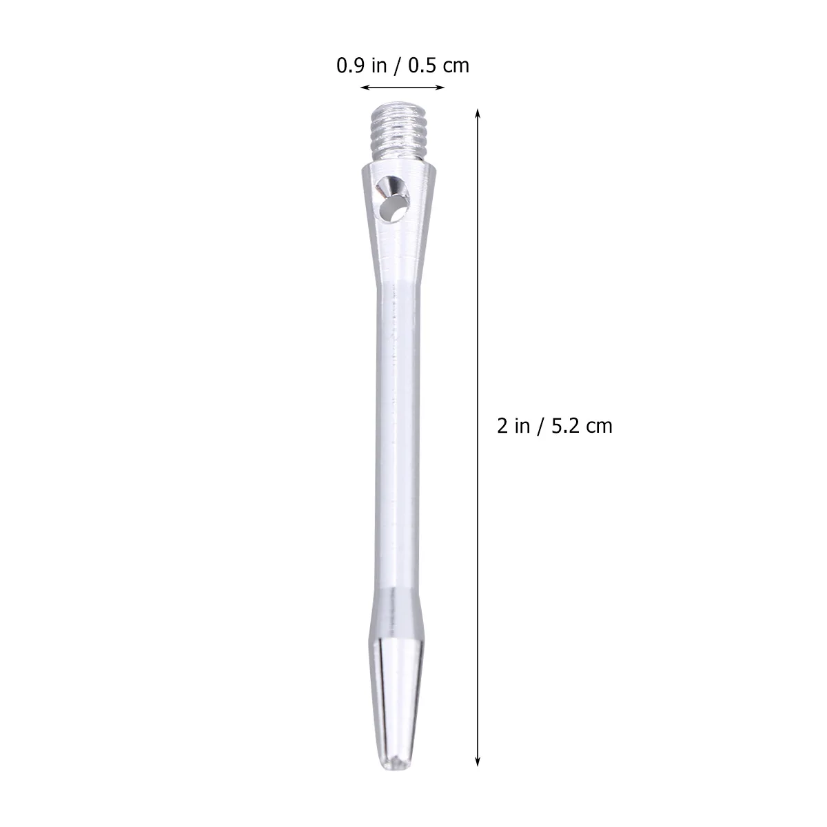 

12 pcs 4.5mm Aluminium Alloy Shafts Accessories Metal Stems Alloy Pole Rod with Standard 2BA Screw Thread Random Color