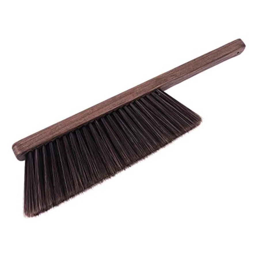 

Hand Broom Cleaning Brushes-Soft Bristles Dusting Brush for Cleaning Car/Bed/Couch/Draft/Garden/Furniture/Clothes, Wooden Handl