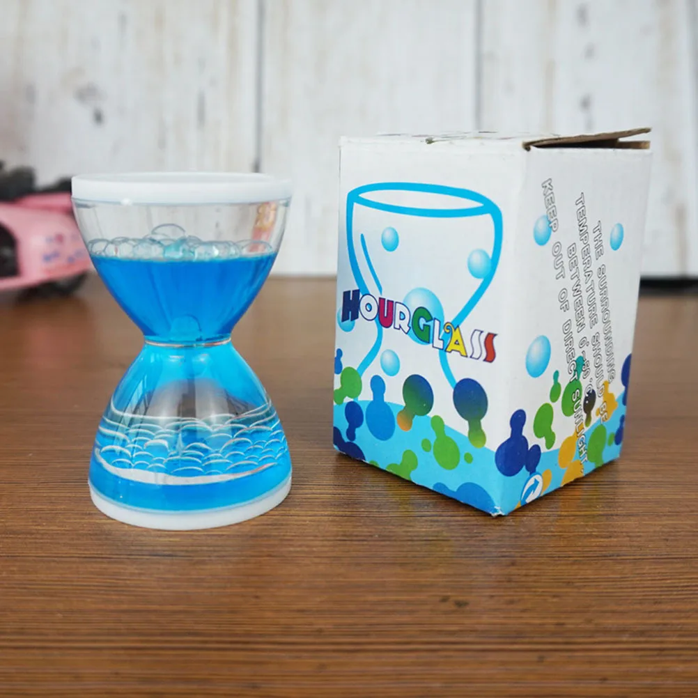 

1Pcs Oil Hourglass Liquid Motion Timer Pretty Waist Design Desk Decoration Gift for Children Friends Oil Hourglass