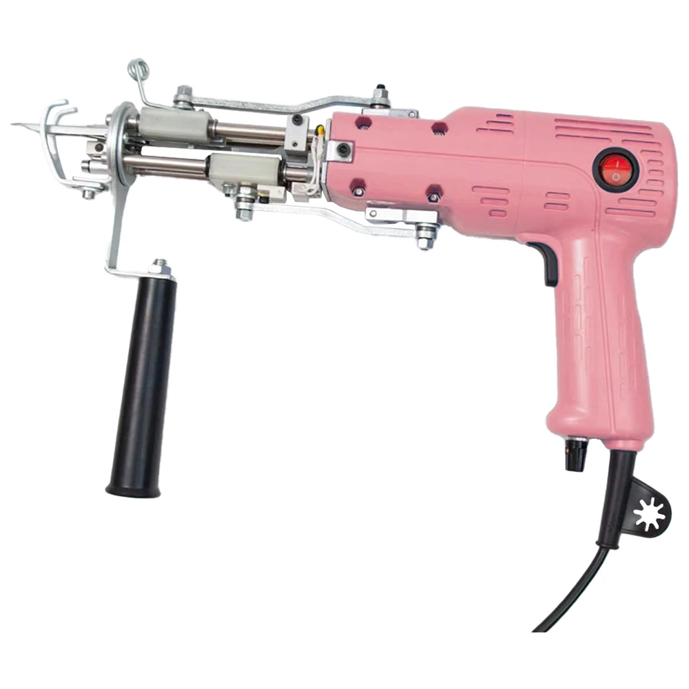 ปืน tufting พร้อม Trimmer 2 in 1ปืนพรมไฟฟ้าปืนทอพรมมือถือสำหรับตัด/Looping กอง
