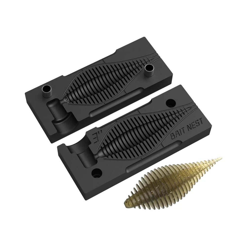 アルミ製ソフトプラスチック製ルアー型-diyバス釣り用-川釣り用-oem-odm射出成形金型対応