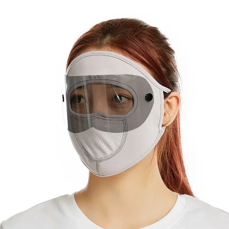 Maschera antipolvere antivento uomo donna moto equitazione maschera da sci calda visiera in pile polare occhiali HD cappucci antiappannamento