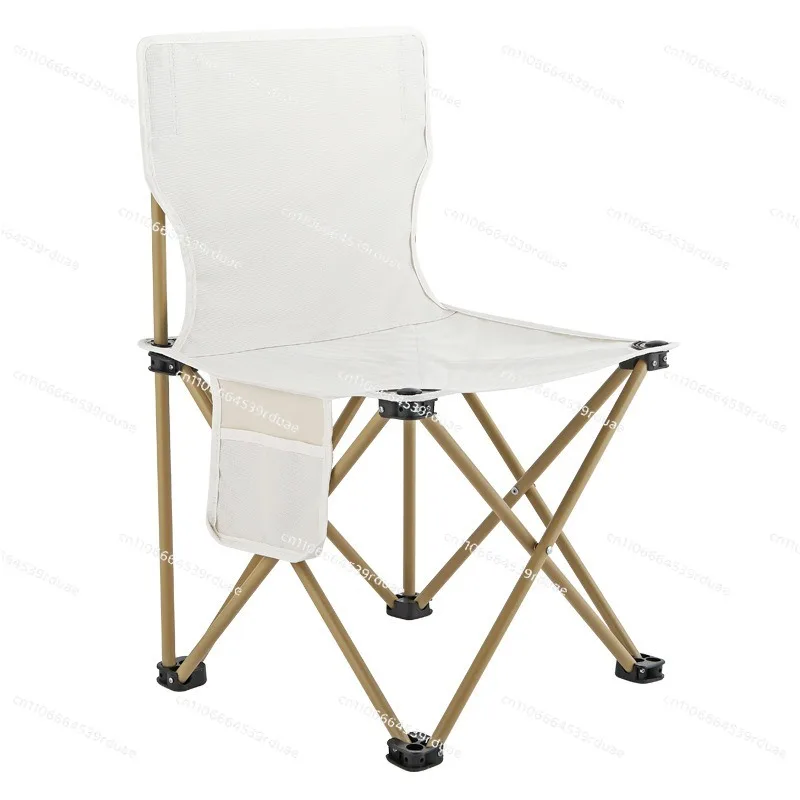 

Folding Chair Portable Camping Picnic BBQ Small Mazza Art Sketching Fishing Strap Backrest Folding Chair