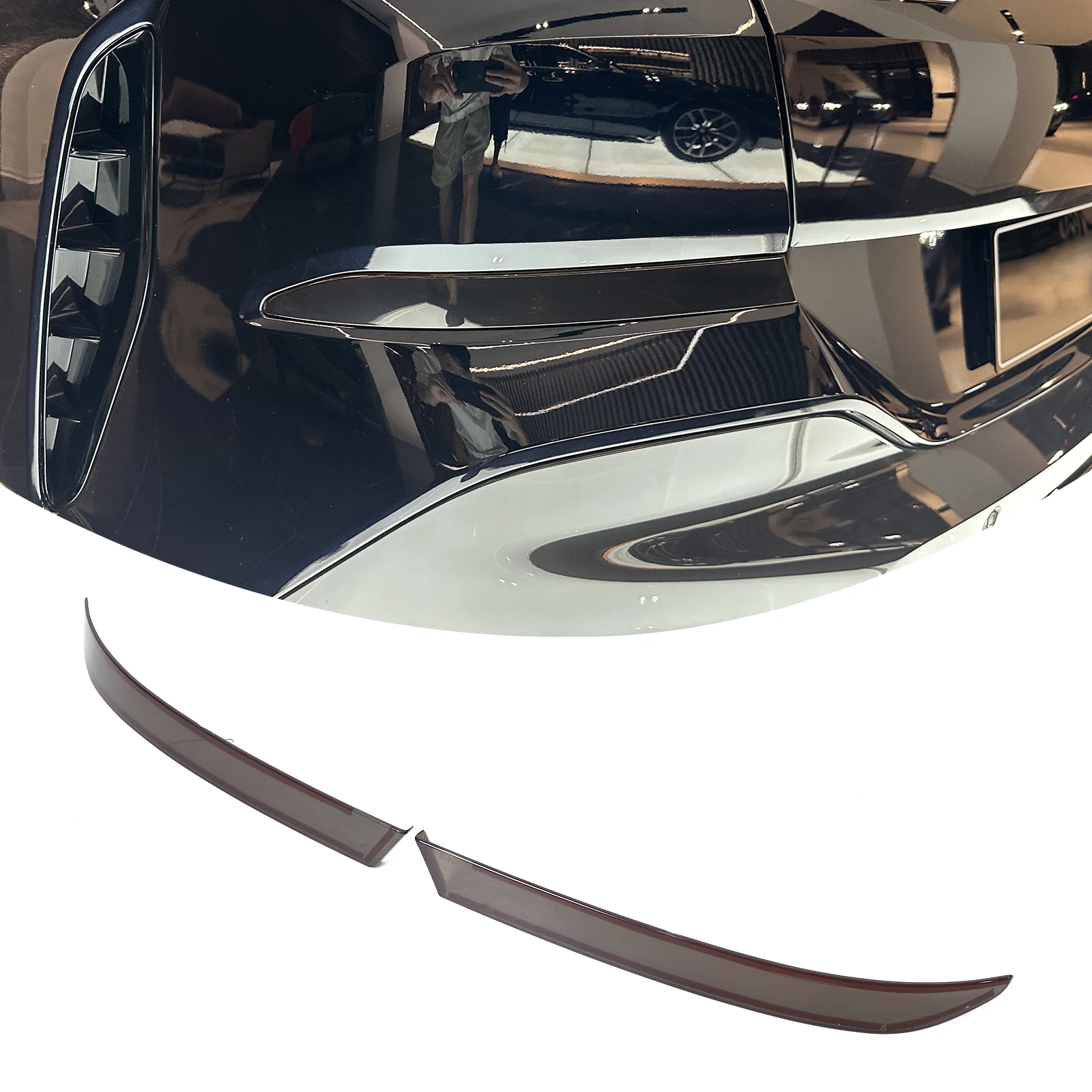 

ABS For BMW X6 2020 2021 2022 2023 2024 Rear Fog Light Tinted Covers Automotive Exterior Accessories