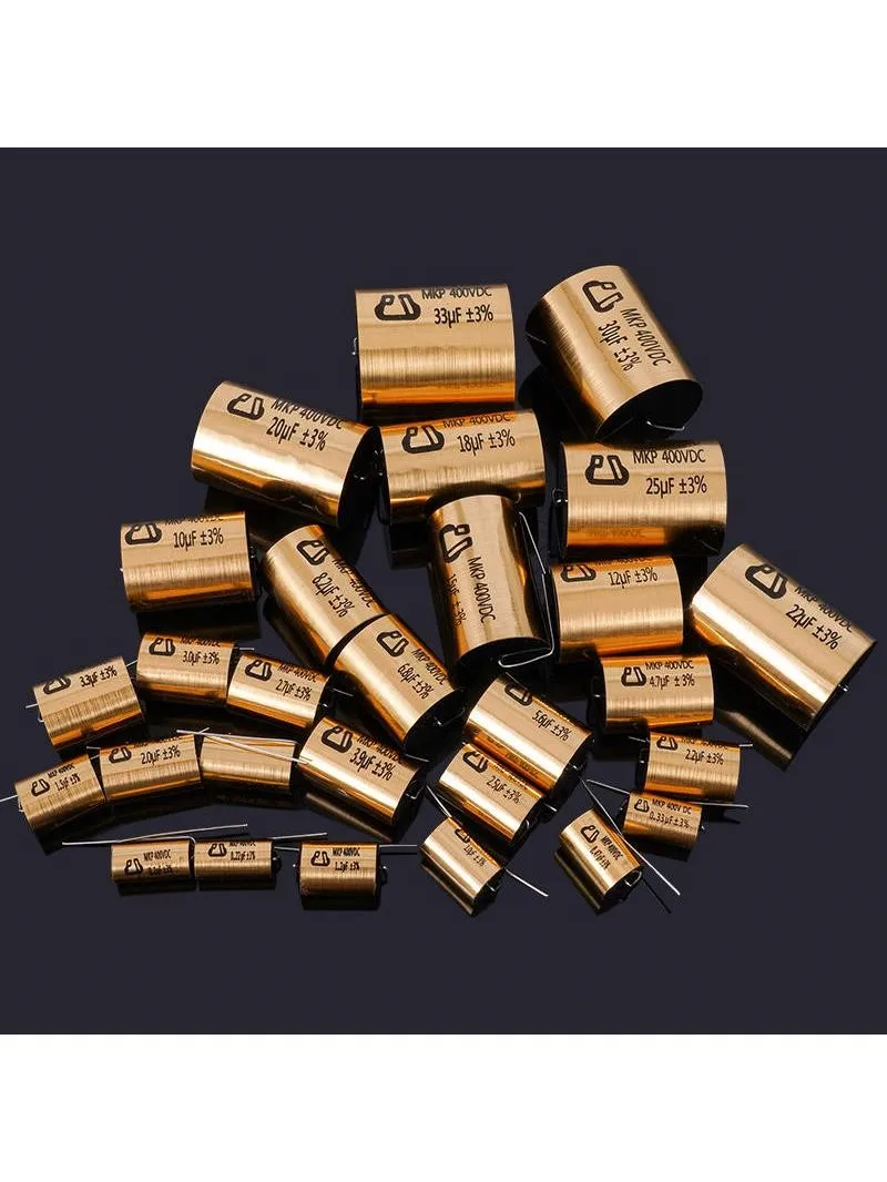 Amplificateur de puissance de haut-parleur en polypropylène métallisé, division de fréquence couplée, condensateur audio MKP, capacité complète