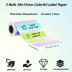 57MM Rolls Thermal Paper Self-adhesive Printing Label Papers Sticker For Pocket Thermal Mini Printer For paperang For T02/M02