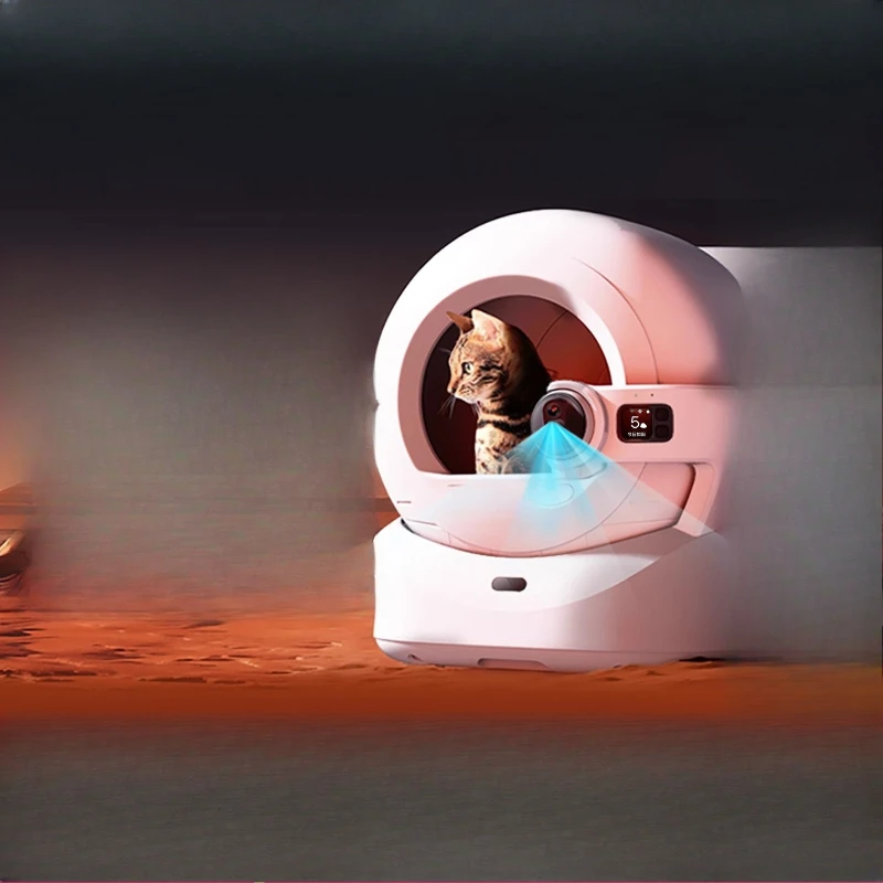 

Visual automatic packing cat toilet, intelligent electric cat litter box deodorant supplies