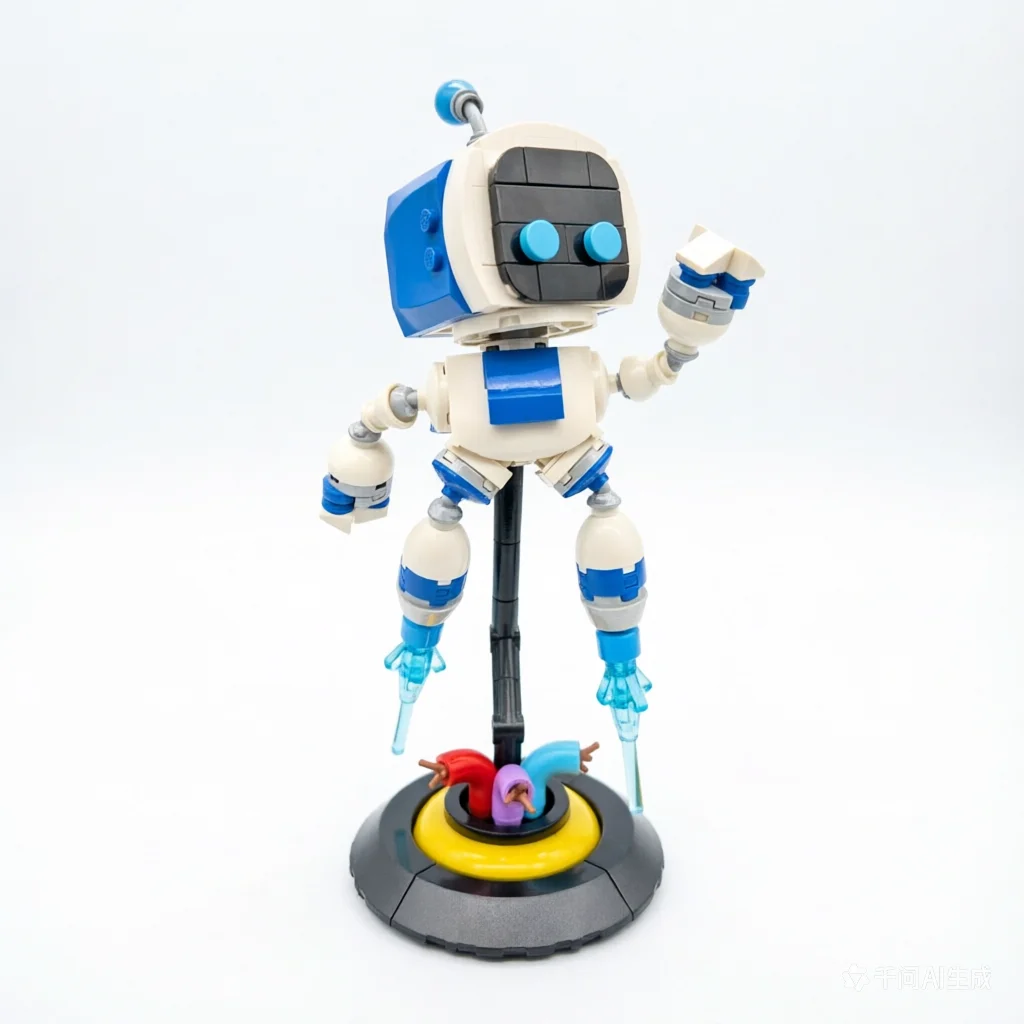 

Мини-робот Astro Bot MOC-196011, модель из строительных блоков, 171 деталь, конструктор, игрушка, подарок