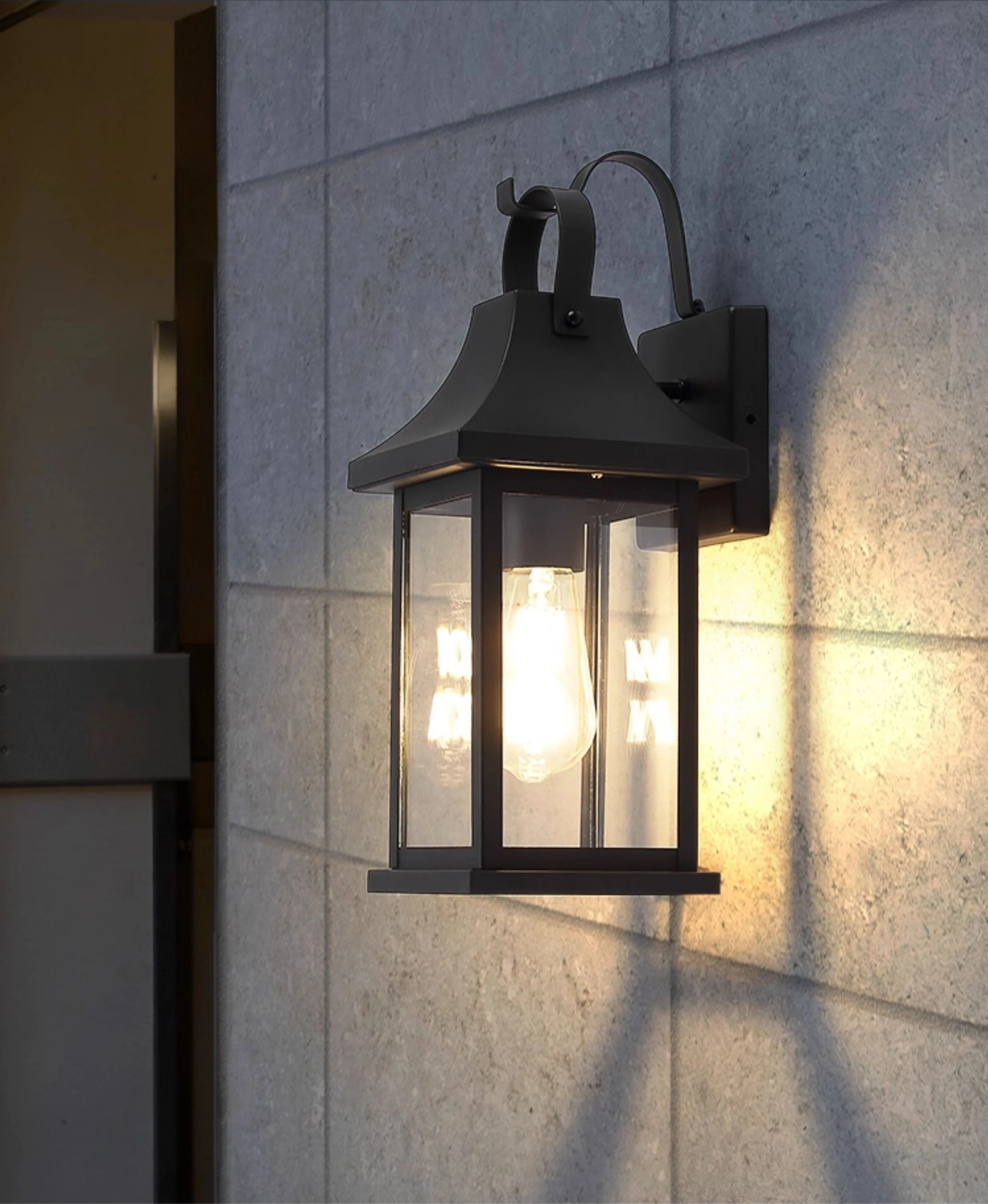 Simple Outdoor Wall Lamp, Hallway, Balcony, Exterior Wall, Doorway, Waterproof Outdoor Glass, Led Sunroom Wall Lamp