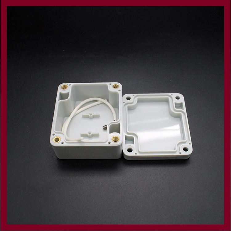 Caja impermeable para exteriores, caja de plástico para proyectos electrónicos, caja de conexiones impermeable para instrumentos, 63x58x35mm