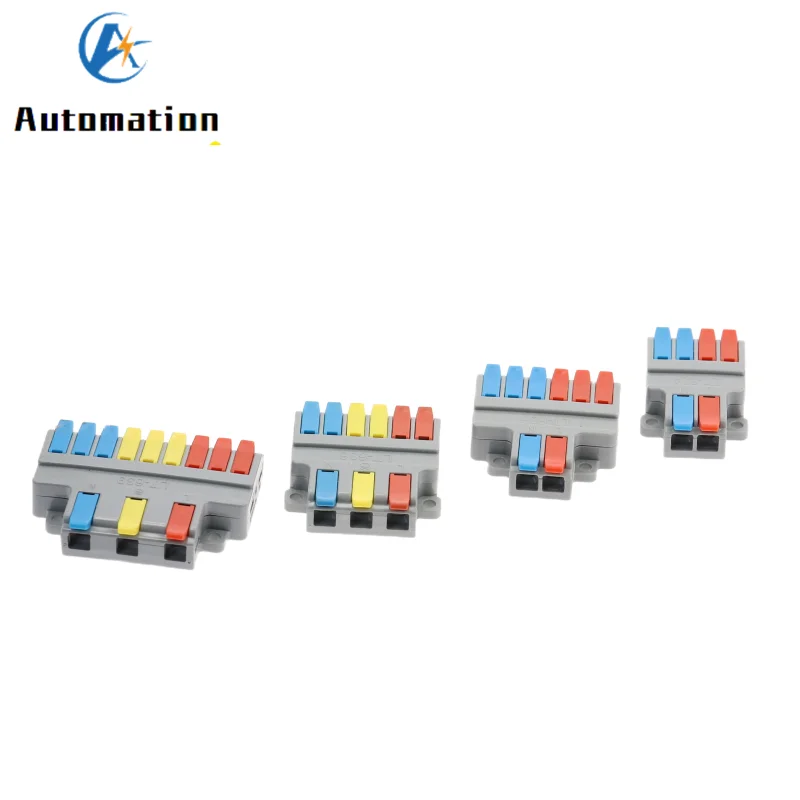 Quick Wire Splitter 2 3 In 4 6 /9 Out Push-in Connectors 0.08-6.0mm² SPL Universal Wiring Connector Terminal Block AWG 35-10