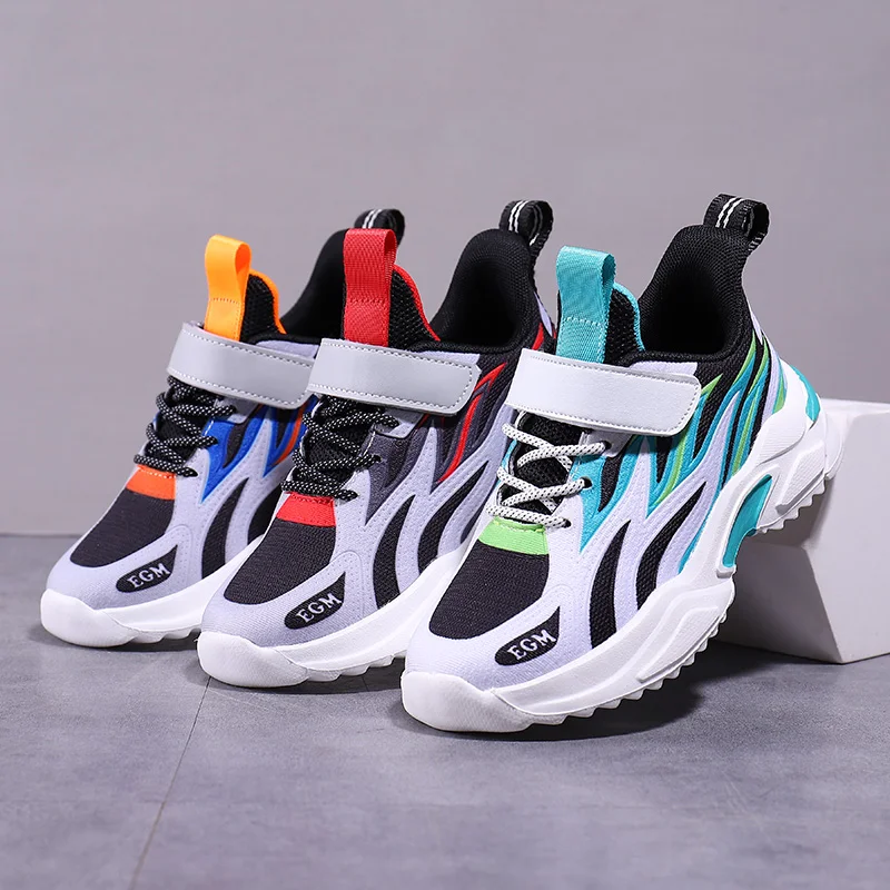 

Fashion Lightweight Original Outdoor Sports Tennis Shoes for Children Kids Sneakers Mesh Breathable Non-slip Running Shoes