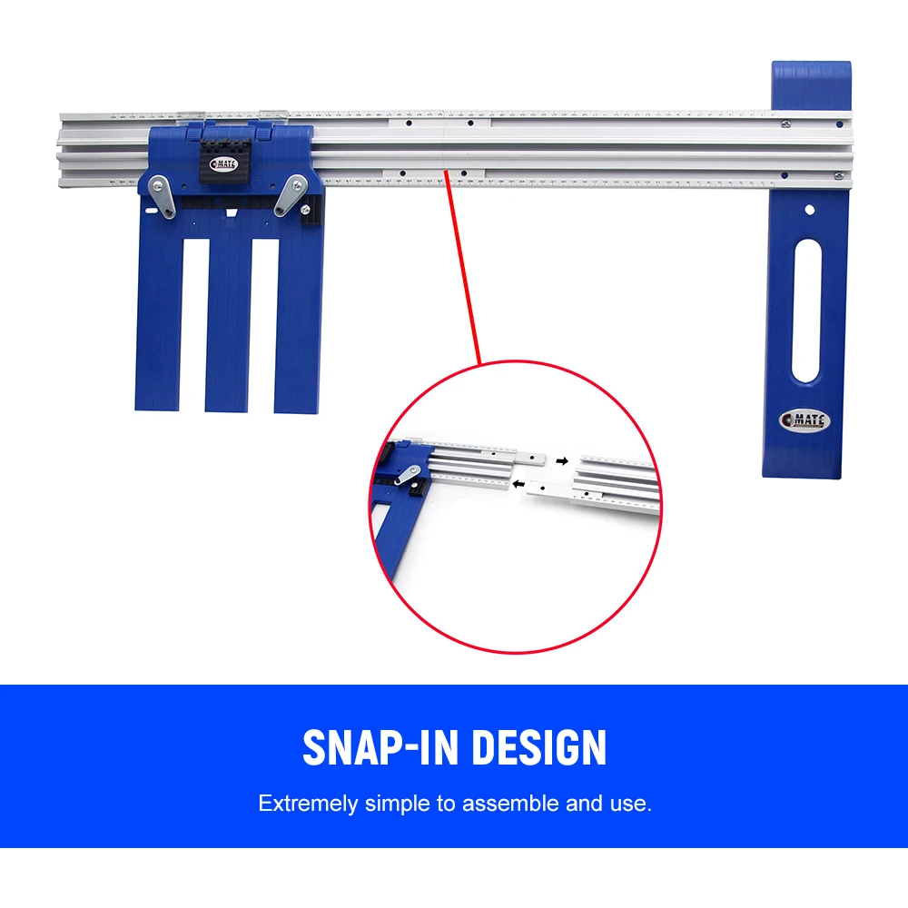 Rip-Cut Circular Saw Guide Precision Edge Guide Power Saw Rip Fence for Circular Saw Cordless