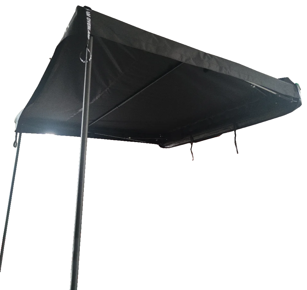 

STLF Hydraulic Pole Folding Awning, Waterproof Car Canopy with Aluminum Alloy Bracket Adjustable Support Pole Tarpaulin