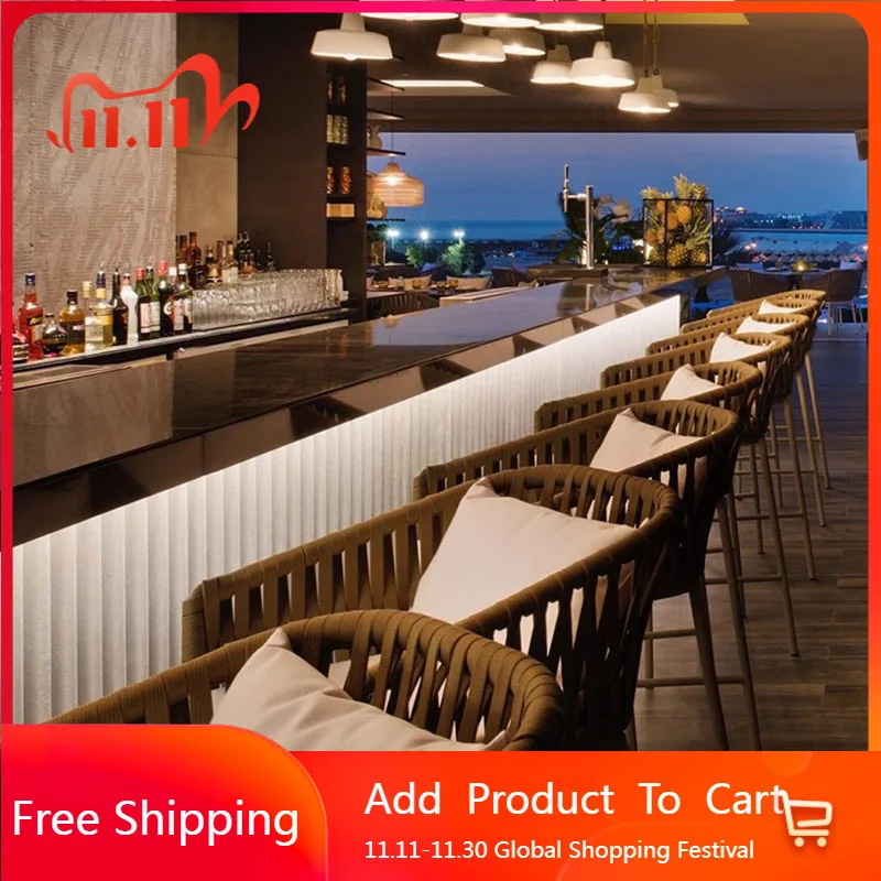 Restaurant With Back Bar Chairs Bedroom Arm Comfortable Balcony Camping Bar Chairs Relaxing Design Chaise De Bar Salon Furniture