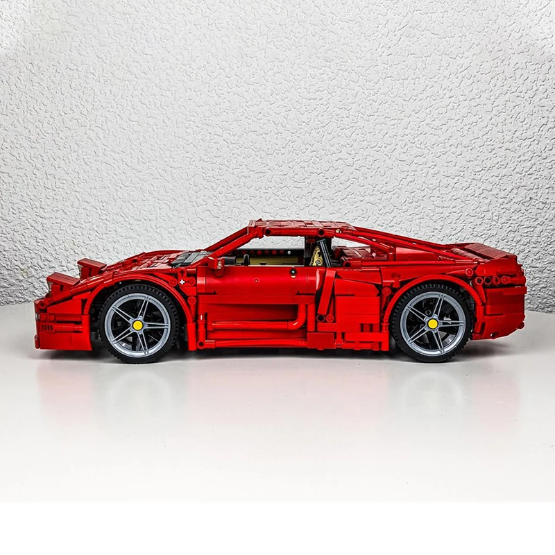 1166pcs Moc Technical 1:10 Ferraried F355 Berlinetta Racing Sports Car  Building Blocks Creative Assembly Bricks Toys Kids Gifts