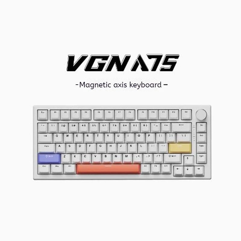 

Механическая клавиатура с магнитным переключателем VGN A75, индивидуальная клавиатура для киберспорта Valorant FPS, киберспортивная игра RT, подарок с горячей заменой