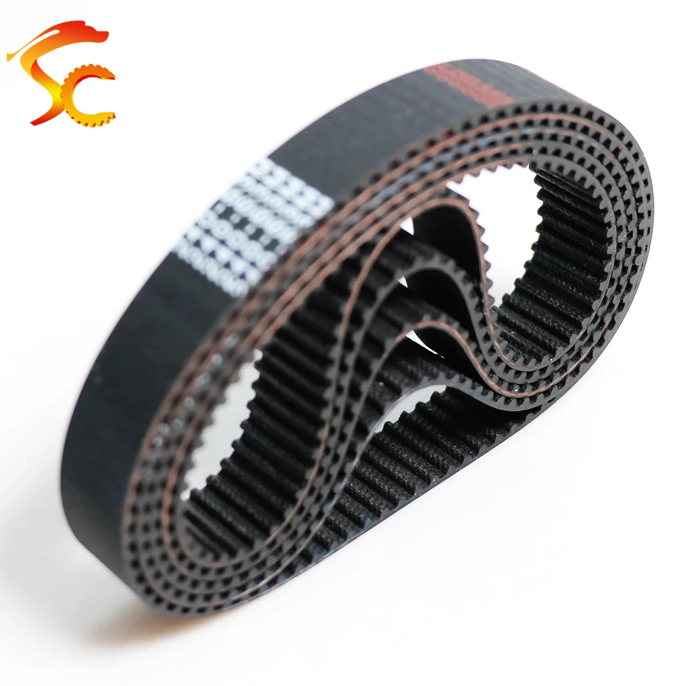 3D printer closed loop S3M Timing Belt length 255/258/261/264/267mm rubber Drive Belt width 6/10/15mm