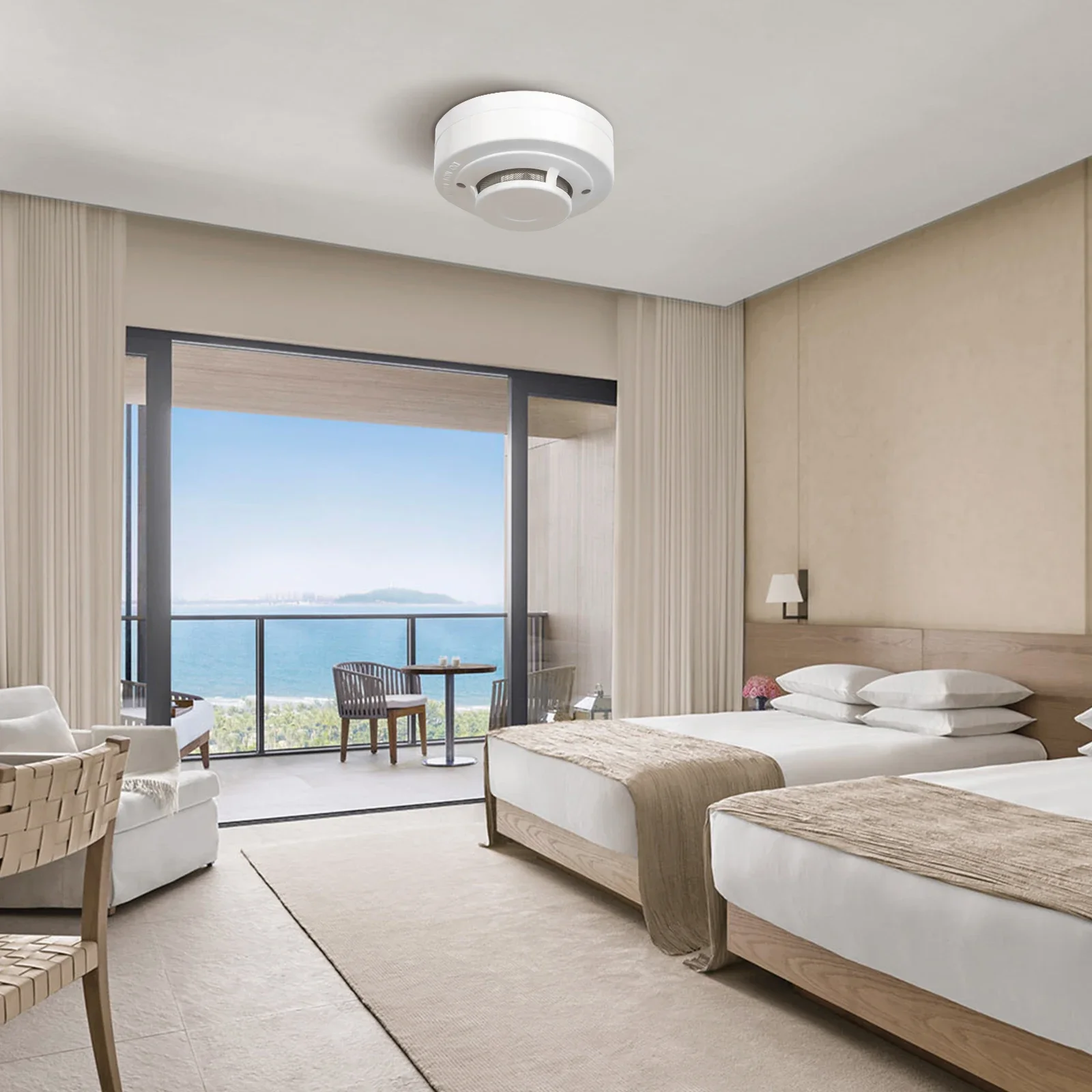 Wired Networking Sensor Smoke Detector For Host components 918 Smoke Detector Alarm For gsm alarm system