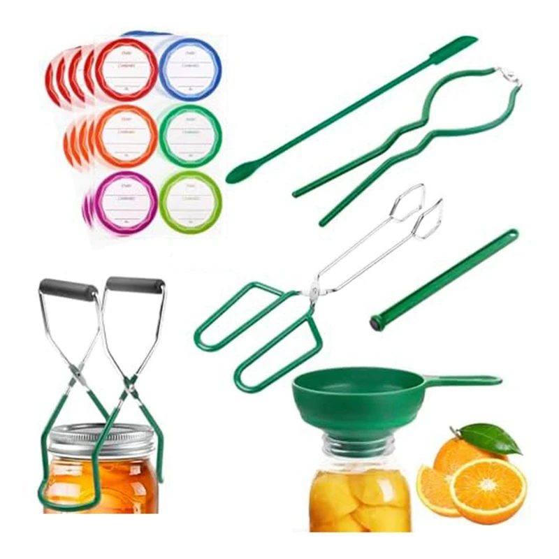 

Canning Supplies Canning Kit Set - Premium Stainless Steel Canning Tools Boxed Set, No Rust, Dishwasher Safe Accessories