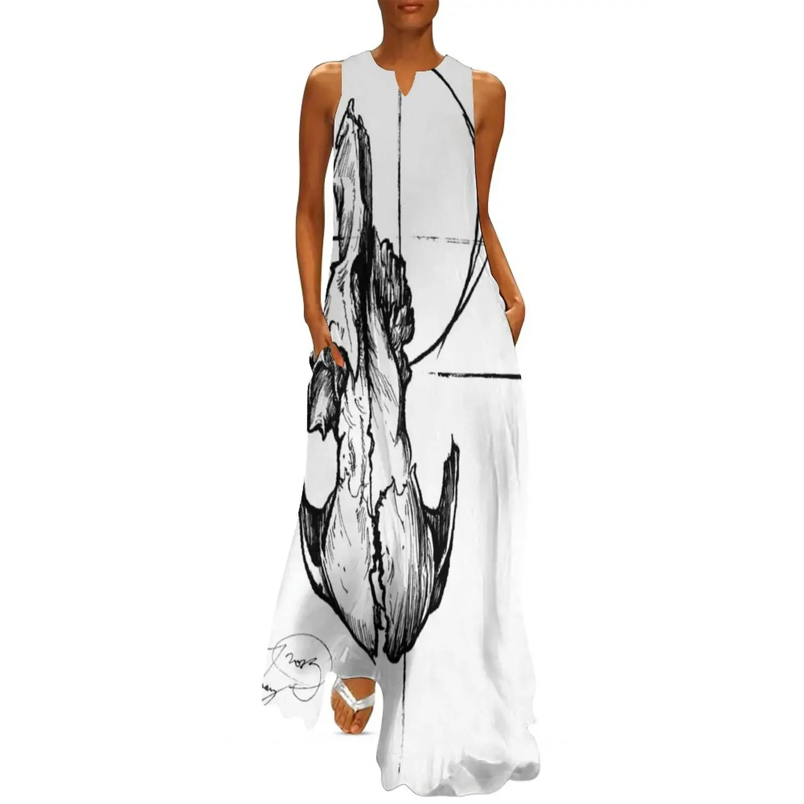 

Fox Skull Long Dress women clothing 2025 new arrivals festival outfit women Woman clothing sexy dress for women Dress
