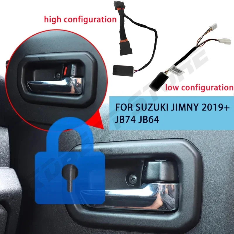 

Intelligent Automatic Door Locking For Suzuki Jimny AT Model LHD JB64 JB74 3 Door 2019+ Smart Close Open Lock with Double Flash