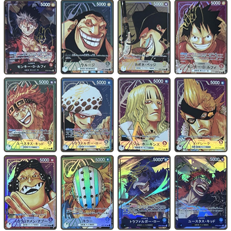 

ONE PIECE Diy Homemade Card Anime Characters Monkey D Luffy Roronoa Zoro Bartolomeo Collection Card Christmas Birthday Gift