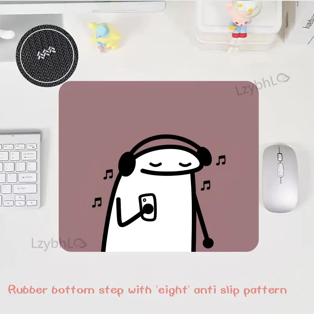 Cute minimalist black line drawing Mouse Pad Computer Office Table Mats Rubber Anti-slip Gaming Keyboard Mousepad Long Desk Pads