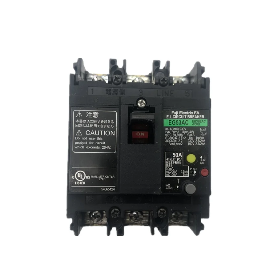 

FUJI Circuit Breaker EG53AC For FUJI Electric FA AUTO Breaker 50A Eg53ac