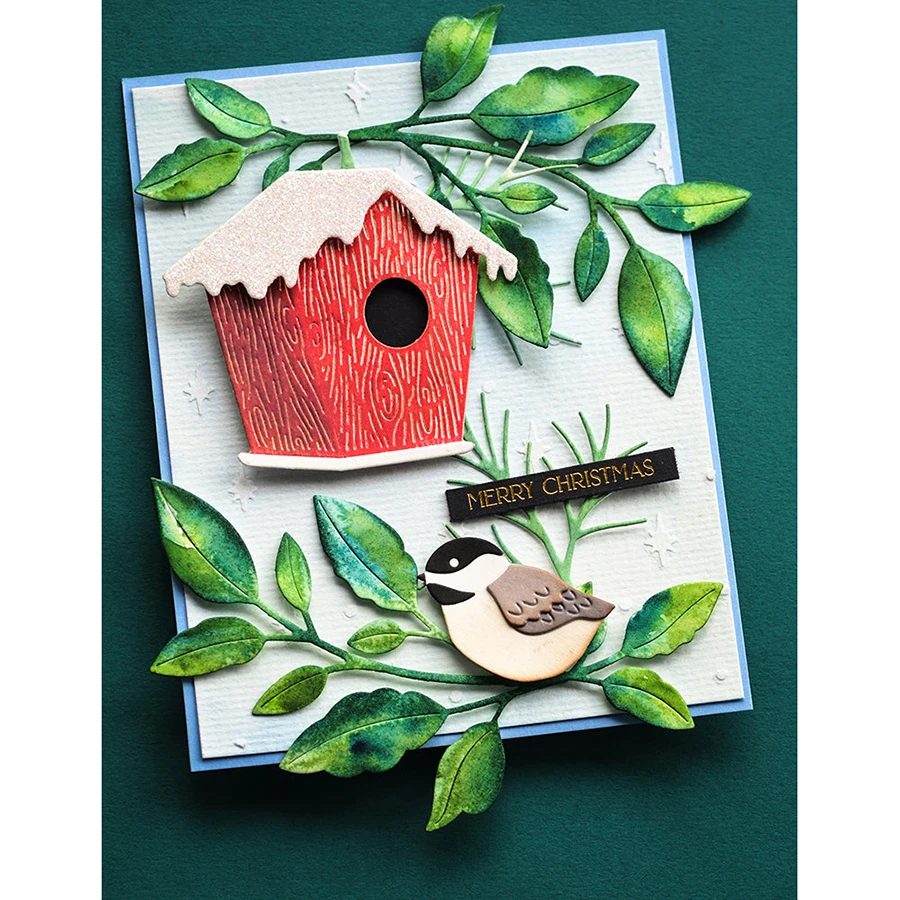 Lucky Goddess Metal Cutting Dies Bird House Diy Scrapbooking Photo Album Decorative Embossing Paper Card Crafts