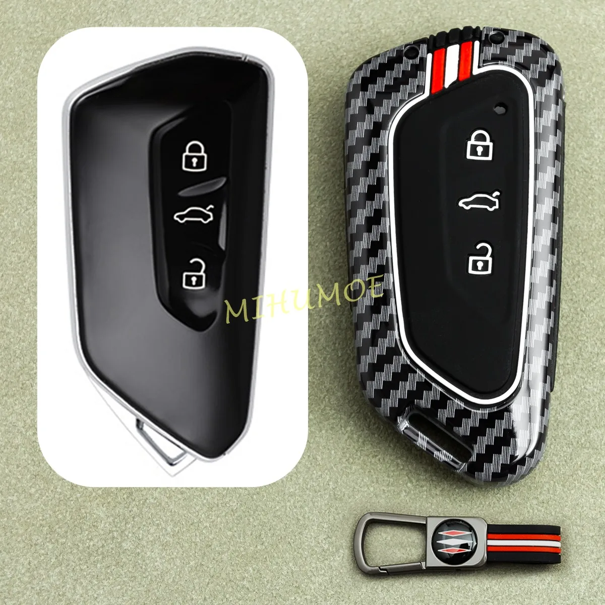 

Чехол-накладка для ключа автомобиля, защитный чехол для пульта дистанционного управления для Volkswagen Golf 8, ID.4, Seat Leon MK4, Cupra Formentor, Skoda Octavia MK8