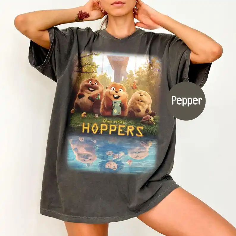 Hoppers Shirt, Retro Hoppers Lizard Shirt