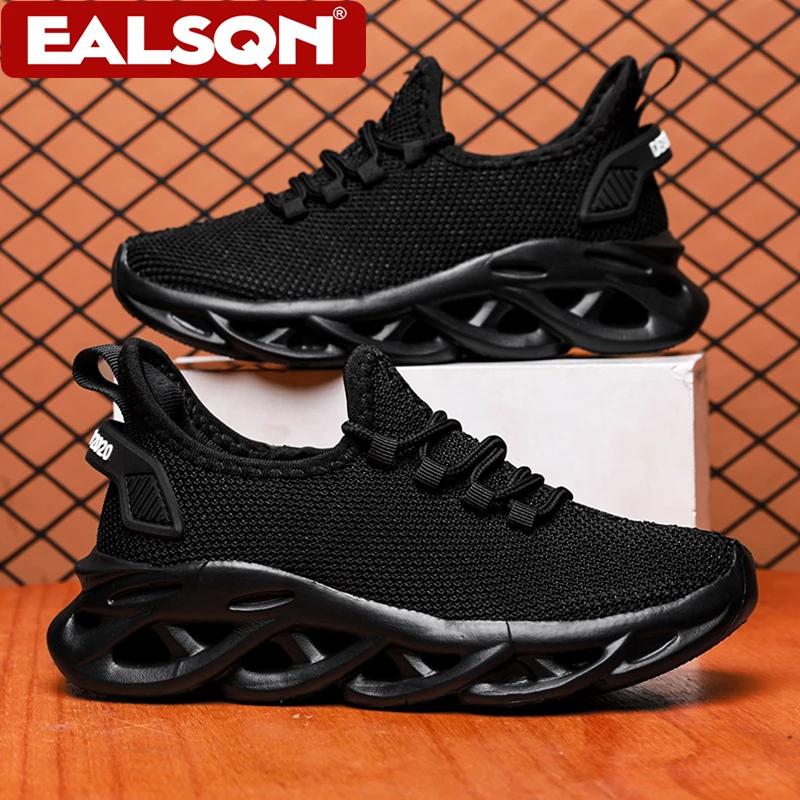

Fashion Children Boys Mesh Sports Running Shoes Breathable Non-slip For Girls Casual Walking Footwear Black Kid's Sneakers