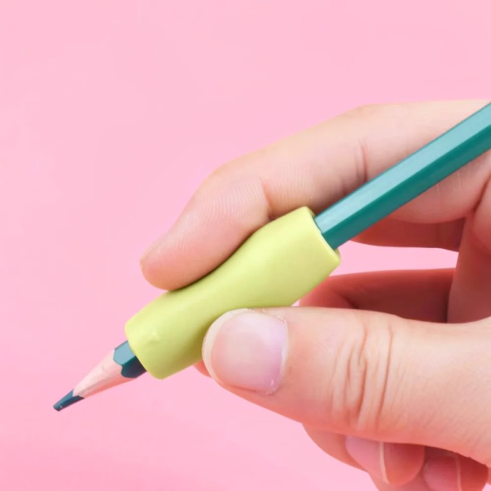 Soft Silicone Writing Aids For Children Pencil Grips Posture Corrector Finger Positioner School Office Learning Tools