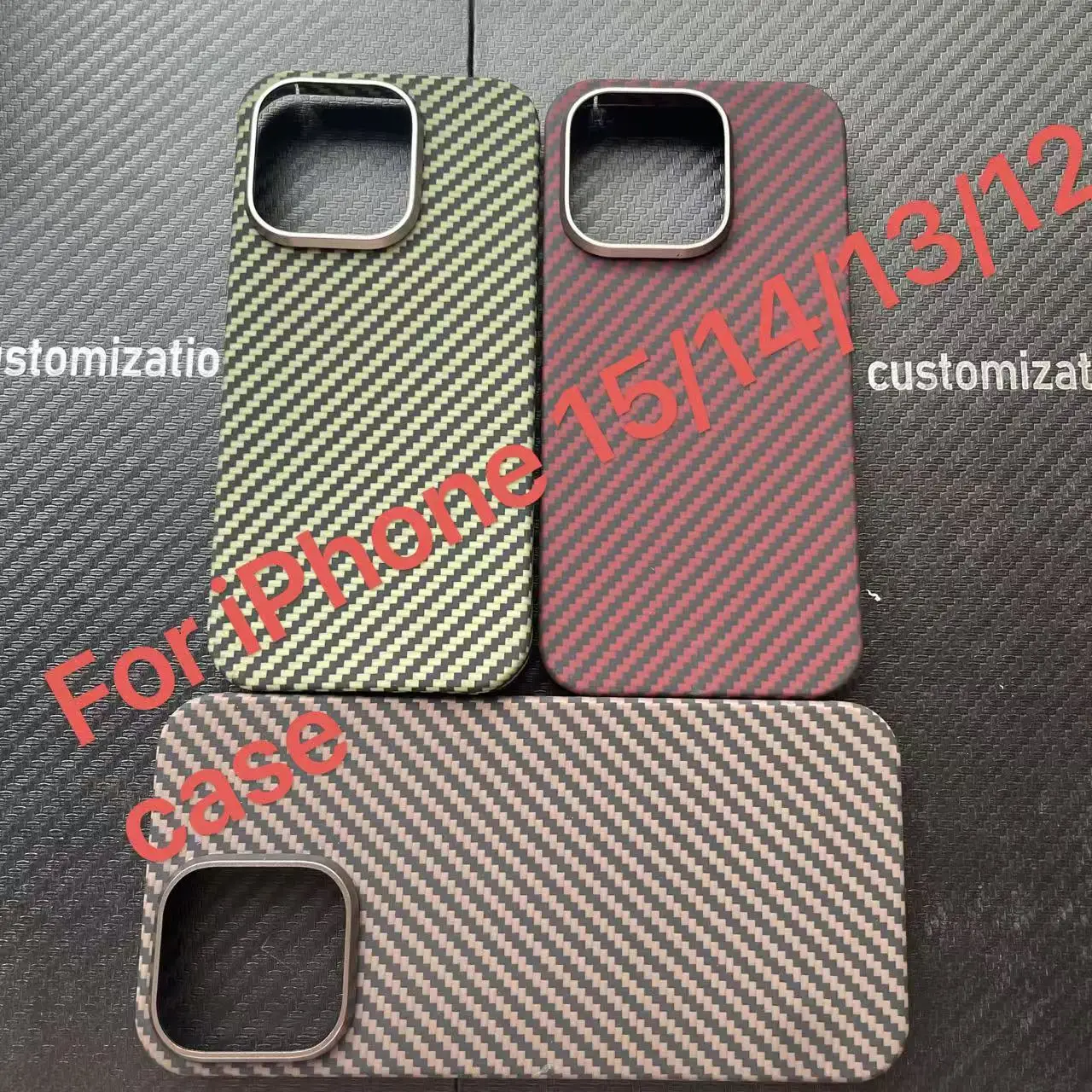 AKATIP For iPhone 15 PRO Max Carbon Fiber Lightweight 12, 14 Pro, 13 Pro Max Protective Cover