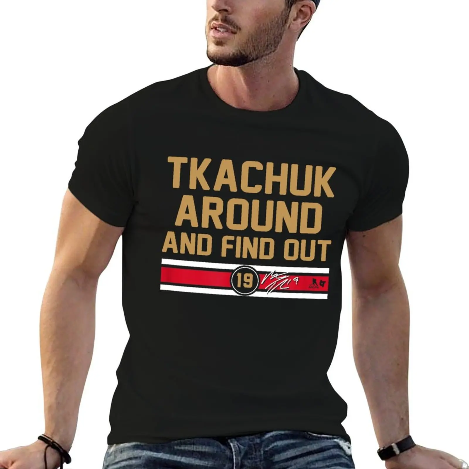 Matthew Tkachuk Around and Find Out - Florida Hockey T-Shirt essential t shirt anime t shirts black t shirts for men