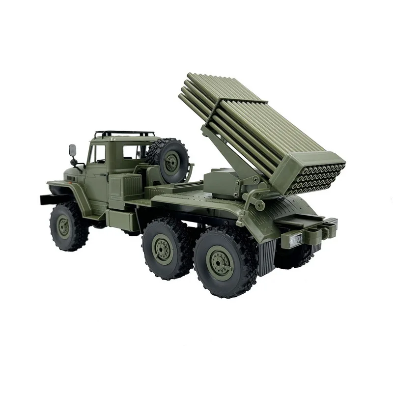 Wpl B36-2 Naughty Dragon 1:16 Pełnowymiarowy zdalnie sterowany pojazd terenowy Bm-21 Rakietownik Granatowy Model Samochodu RC B36-2