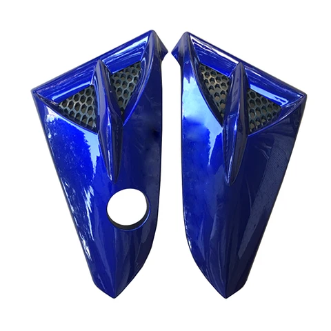 Пара защитных накладок на топливный бак для мотоциклов YAMAHA YBR125, JYM125-2, YBR 125 G, красные, синие, черные, с воздухозаборником, кожухом топливного бака