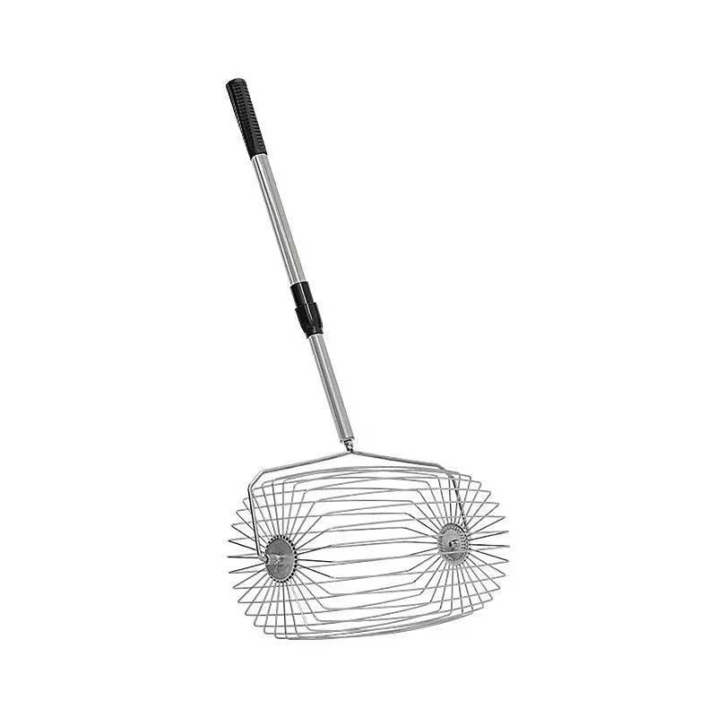 Stainless steel roller ball pick-up artifact Tennis adjustable ball pick-up metal