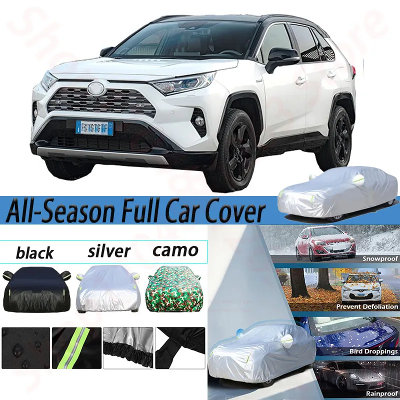 

Car Cover SUV Outdoor Sun Shade Anti-UV Snow Rain Ice Resistant Cover Dustproof For Toyota RAV4 RAV 4 Waterproof Car Covers