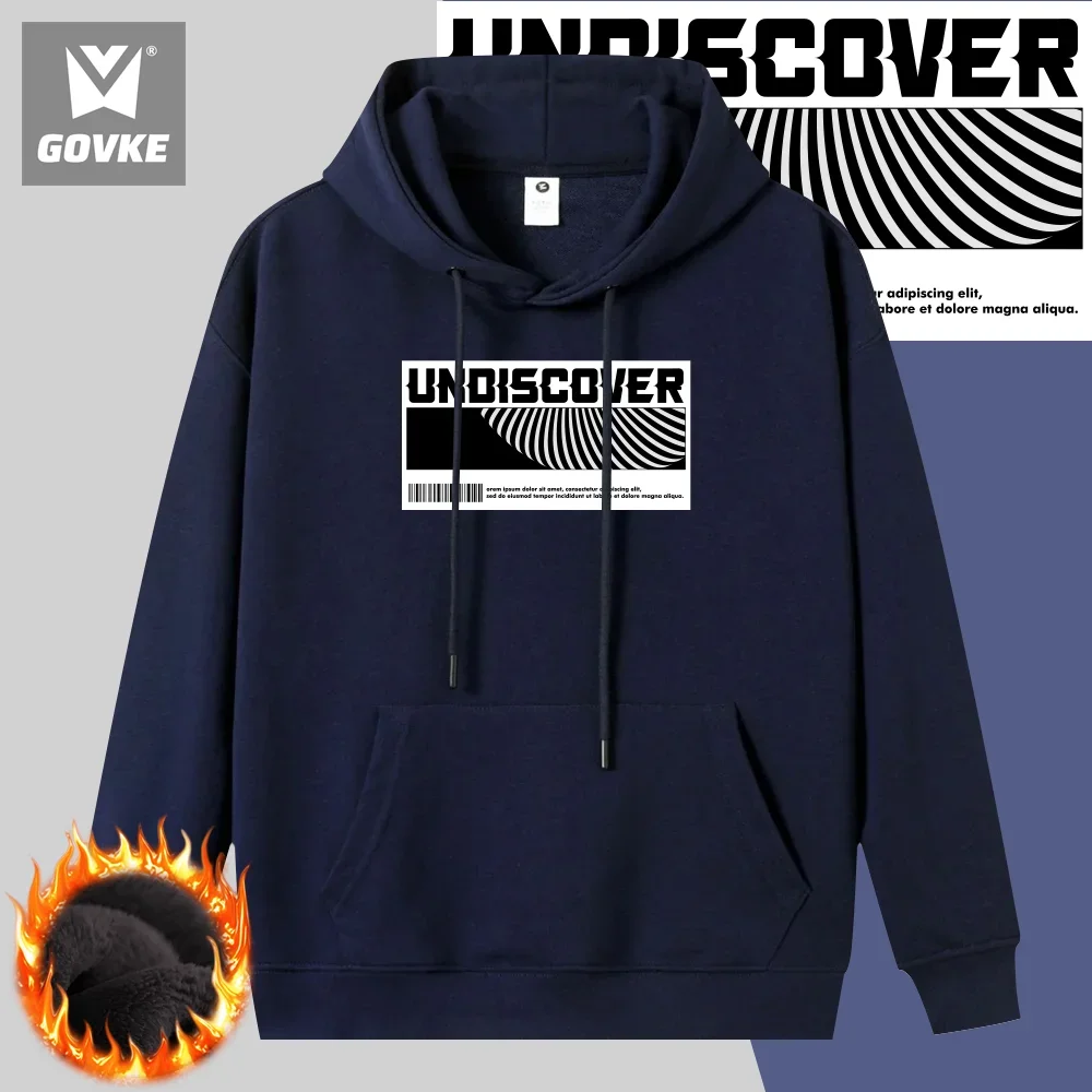 Undiscover Hiphop Autumn and Winter New Style Printed Hoodie Individuality Men\'s Hoodies Wearing Type Polyester Hoodie