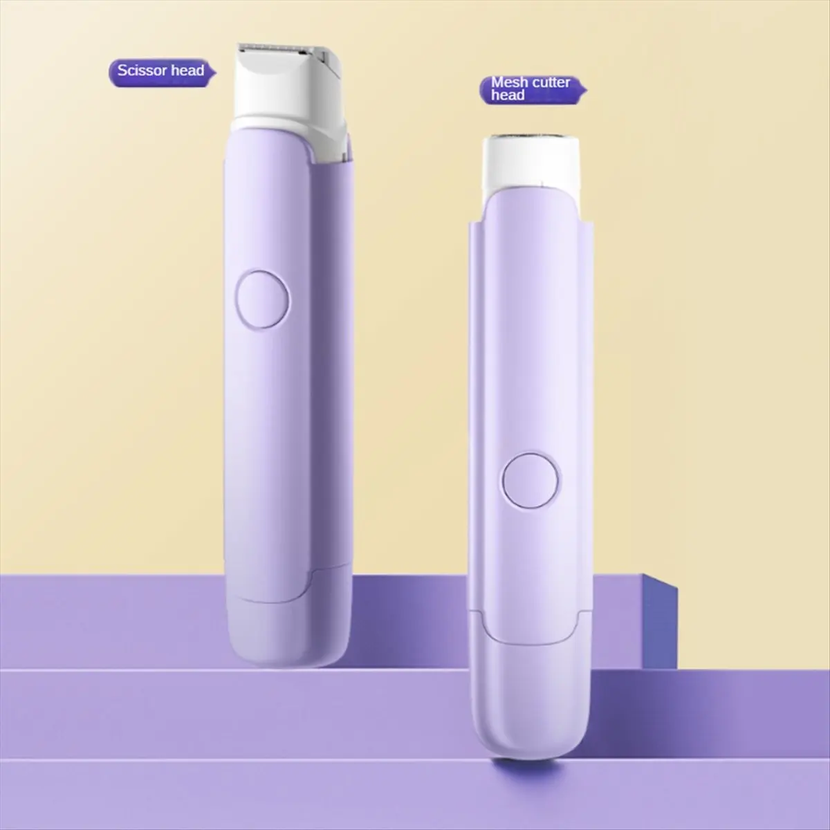

ABPO Bikini Trimmer for Women Painless Ladies Hair Removal Waterproof Wet& Dry 2 in 1 Lady Shaver for Pubic Hair& Facial Hair