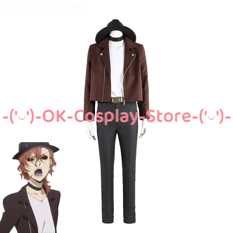 Nakahara Chuuya Vampire Suit Anime Cosplay Costume Halloween Carnival Uniforms Party Clothing Custom Made